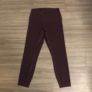 Wunder Under High Rise Leggings Lululemon